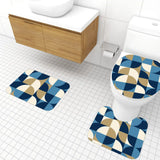 60s Geometric Retro Pattern Duvet Cover Set: Midcentury Modern Bedding - Bedding - retro