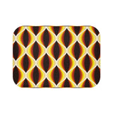 60s Honeycomb Pattern Bathroom Mat | Mid Century Retro Decor - 24’’ × 17’’ - retro bathroom