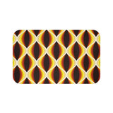 60s Honeycomb Pattern Bathroom Mat | Mid Century Retro Decor - retro bathroom