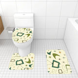 60s Retro Atomic Bathroom Rugs Set | Midcentury Modern Bathroom Decor - One Size - retro bathroom