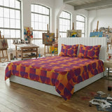 60s Retro Pattern Quilt Cover Set – Midcentury Bedding in 4 Sizes - retro bedding