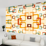 60s Retro Removable Wallpaper – Mid Century Modern Peel & Stick - 144’’x100’’ - retro wallpaper