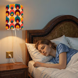 70s Retro Wall Sconces Set –  Smart LED, Multicolor Dots