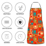 Retro Midcentury Apron with Front Pocket – Vintage Kitchen Style