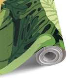 Tropical Leaves Monstera Removable Wallpaper - Stick and Peel Midcentury