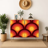 Retro 70s Wooden Storage Cabinet – Midcentury Hairpin Legs Home Decor