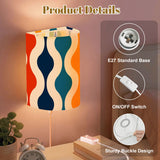 70s Retro Wall Sconces Set –  Smart LED, Multicolor Wavy