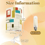 50s Retro Wall Sconces Set –  Smart LED, Geometric Colorful