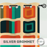 Retro 60s Blackout Curtains: Mid-Century Modern Thermal Panels