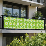 70s Daisies Fence Cover – Retro Waterproof Garden Privacy Screen - Retro Privacy Screen