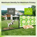70s Daisies Fence Cover – Retro Waterproof Garden Privacy Screen - Retro Privacy Screen