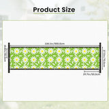 70s Daisies Fence Cover – Retro Waterproof Garden Privacy Screen - Retro Privacy Screen