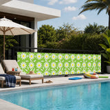 70s Daisies Fence Cover – Retro Waterproof Garden Privacy Screen - Retro Privacy Screen