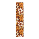70s Flower Power Table Runner in 2 Sizes - Retro Midcentury Modern Decor - 16’’ × 72’’ / Polyester - retro table linen