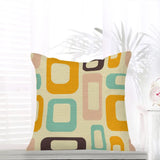 70s Midcentury Pillow Cover – Retro Pattern Decorative Cushion - retro pillow