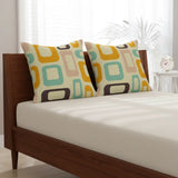 70s Midcentury Pillow Cover – Retro Pattern Decorative Cushion - retro pillow