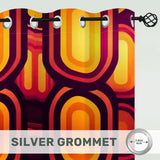 70s Retro Blackout Curtains: Midcentury Modern Thermal Panels - retro ads