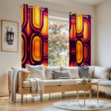70s Retro Blackout Curtains: Midcentury Modern Thermal Panels - retro ads