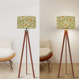 70s Retro Daisy Floral Tripod Floor Lamp: Mid-Century Modern Style - retro floor lamps