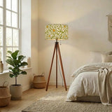 70s Retro Daisy Floral Tripod Floor Lamp: Mid-Century Modern Style - retro floor lamps