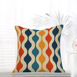 70s Retro Midcentury Pillow Cover – Soft Cotton Blend Sofa Cushion - retro pillow