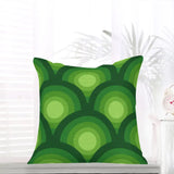 70s Retro Peacock Pillow Cover – Soft Cotton Blend Cushion Case - retro pillow