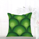 70s Retro Peacock Pillow Cover – Soft Cotton Blend Cushion Case - retro pillow