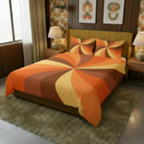 70s Retro Quilt Cover Set – Midcentury Bedding in All Sizes - retro bedding