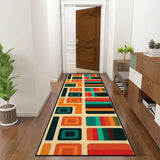 70s Retro Runner Rugs | Midcentury Style Floor Runners - 24’’x72’’ - retro runner