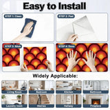 70s Retro Stick & Peel Wall Panel Kit: Waterproof PVC Tiles Wall & Ceiling - Wall Coverings