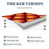 70s Retro Stick & Peel Wall Panel Kit: Waterproof PVC Tiles Wall & Ceiling - Wall Coverings