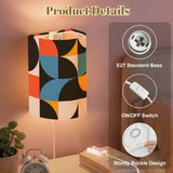 70s Retro Wall Sconces Set – Smart LED Geometric - retro wall sconces