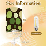 70s Retro Wall Sconces Set – Smart LED Green Dots - retro wall sconces