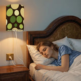 70s Retro Wall Sconces Set – Smart LED Green Dots - retro wall sconces