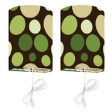 70s Retro Wall Sconces Set – Smart LED Green Dots - US Plug - retro wall sconces