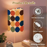 70s Retro Wall Sconces Set – Smart LED Multicolor Dots - retro wall sconces
