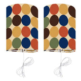70s Retro Wall Sconces Set – Smart LED Multicolor Dots - US Plug - retro wall sconces