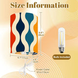 70s Retro Wall Sconces Set – Smart LED Multicolor Wavy - retro wall sconces
