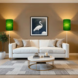 70s Retro Wall Sconces Set – Smart LED Sunburst Green - retro wall sconces