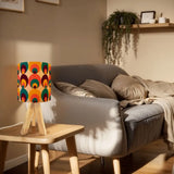 70s Retro Wooden Tripod Lamp – Mid Century Accent Light with Remote Control - retro table lamps