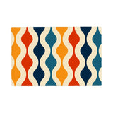 Reversible Midcentury Placemats – Double Sided Reusable Table Mats