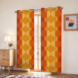 Multi Sizes Retro 70s Blackout Curtains - Midcentury Modern Decor