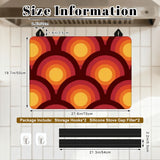 Retro 70s Stove Cover – Midcentury Kitchen Surface Protector