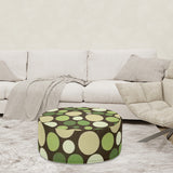 Retro Bubble Pattern Lounge Seat Footstool – Midcentury Modern Ottoman