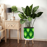 70s Retro Green Peacock Eye Dresser: Midcentury Modern 4-Drawer Cabinet