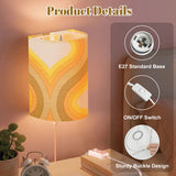 70s Retro Wall Sconces Set –  Smart LED, Yellow White