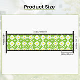 70s Daisies Fence Cover – Retro Waterproof Garden Privacy Screen