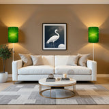 70s Retro Wall Sconces Set –  Smart LED, Sunburst Green