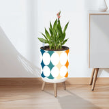 Retro 70s Bubble Design Plant Pot - Midcentury Modern Home Decor