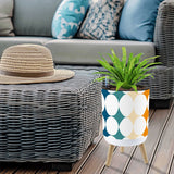 Retro 70s Bubble Design Plant Pot - Midcentury Modern Home Decor